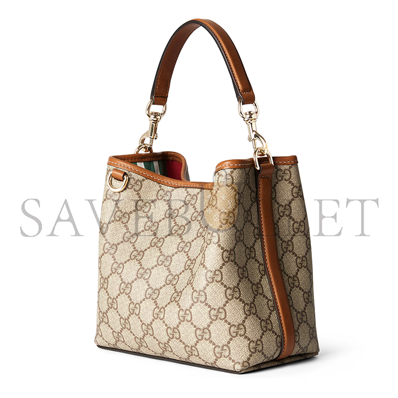 GUCCI GG EMBLEM SMALL BUCKET BAG 815118 (20.5*18*11.5cm)